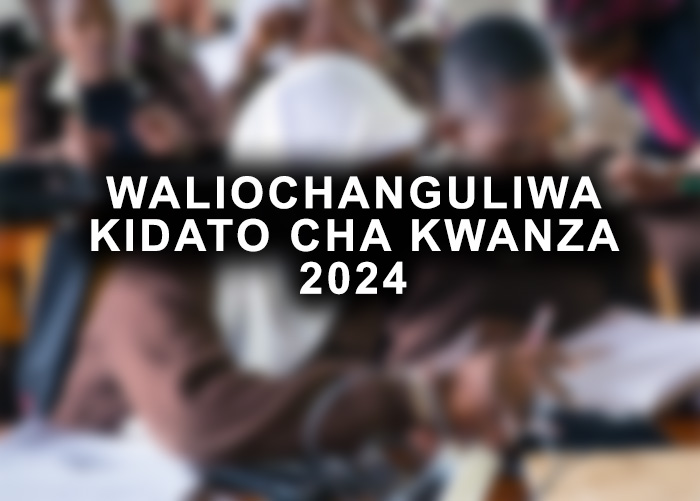 WALIOCHANGULIWA KIDATO CHA KWANZA 2024 Mzawa Online